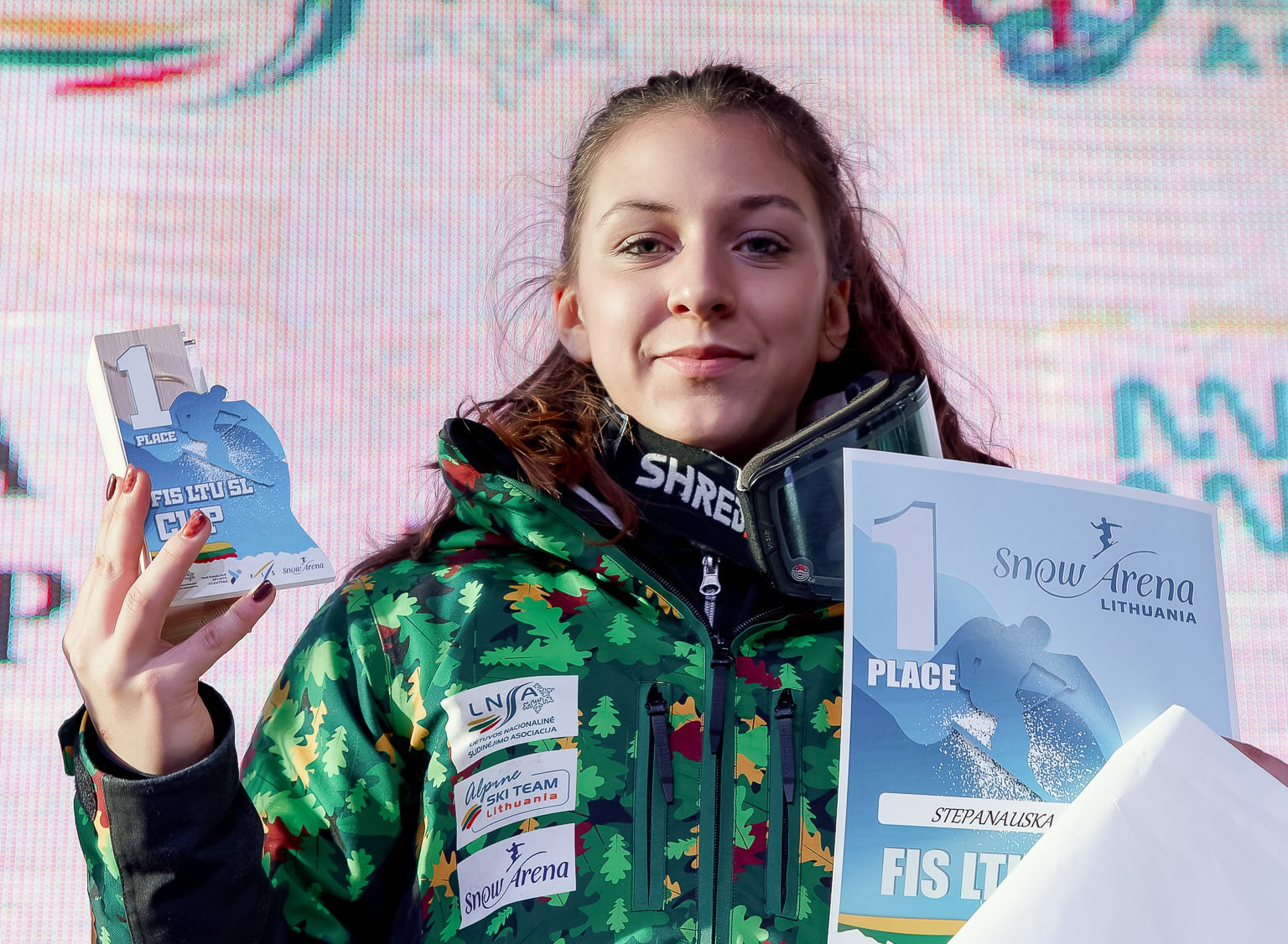 Olimpietės Neringos Stepanauskaitės slidinėjimo pamokos